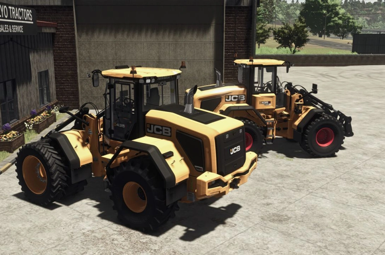 Навантажувач JCB 435S для Farming Simulator 25