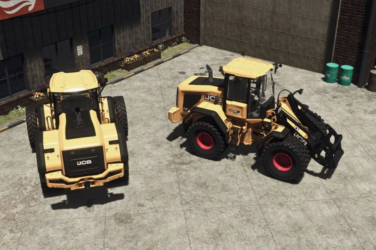 Навантажувач JCB 435S для Farming Simulator 25