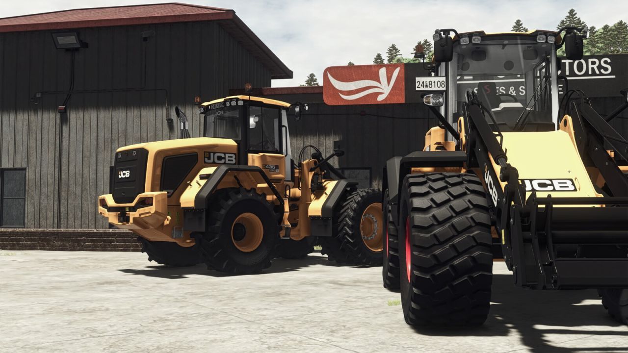 Навантажувач JCB 435S для Farming Simulator 25