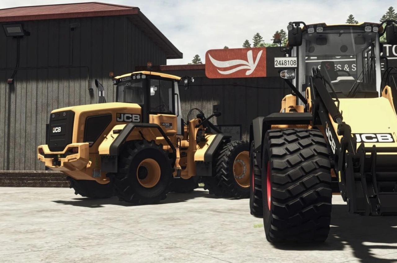 Навантажувач JCB 435S для Farming Simulator 25