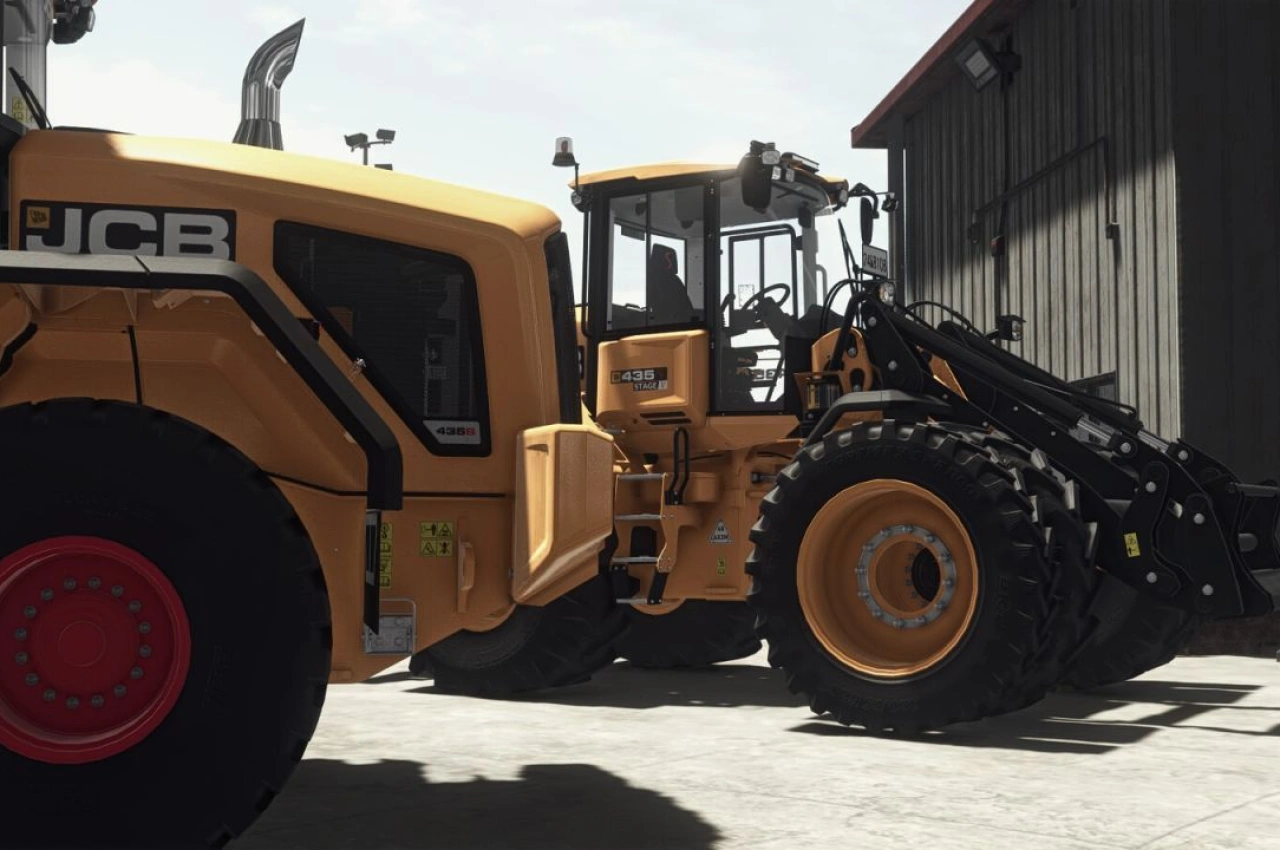 Навантажувач JCB 435S для Farming Simulator 25