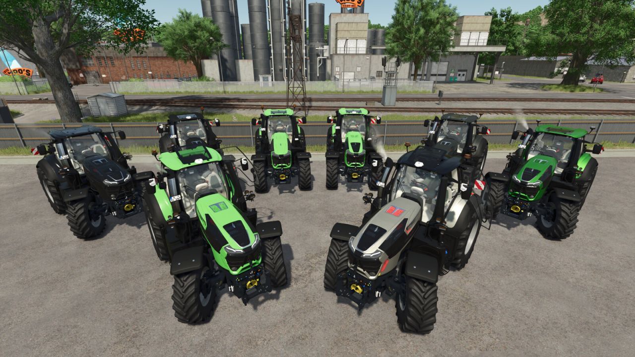 Трактор Deutz Fahr Series 9 для Farming Simulator 25