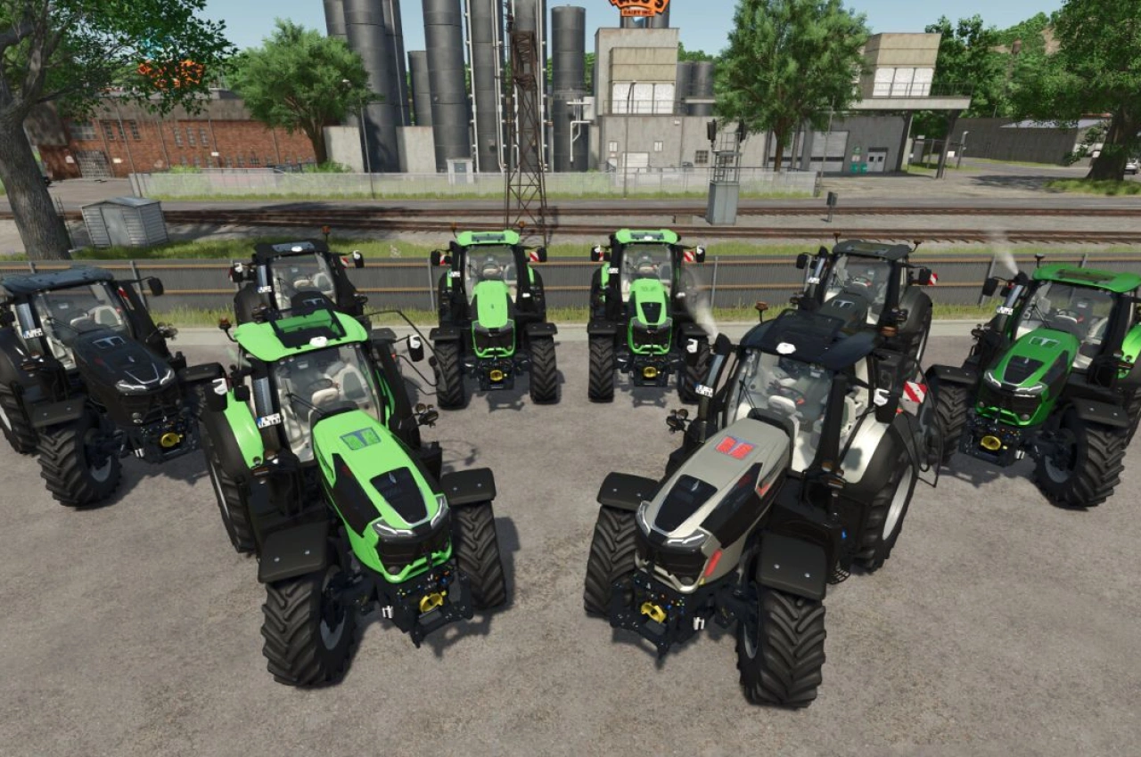 Трактор Deutz Fahr Series 9 для Farming Simulator 25