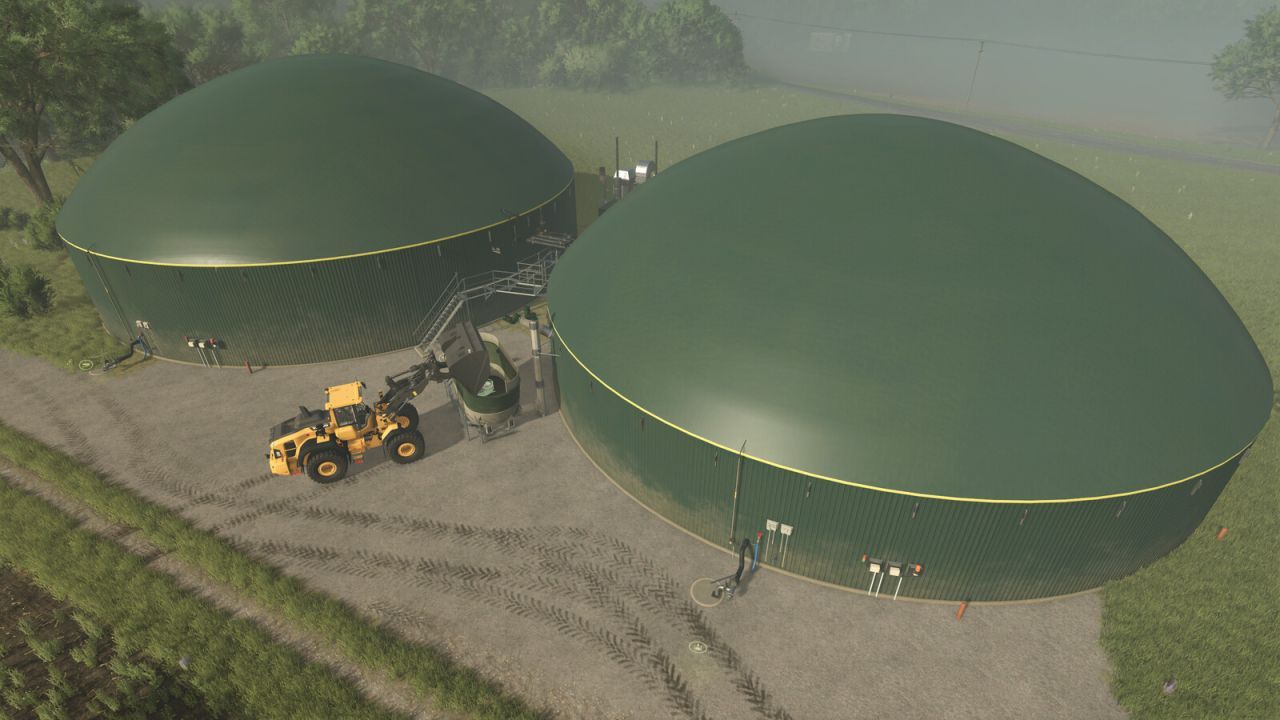 Effektives Paket Medium Biogas Plant Package 400/750 kW — Biogasanlagen mit Kartoffelannahme für FS25