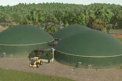 Effektives Paket Medium Biogas Plant Package 400/750 kW — Biogasanlagen mit Kartoffelannahme für FS25 — 4