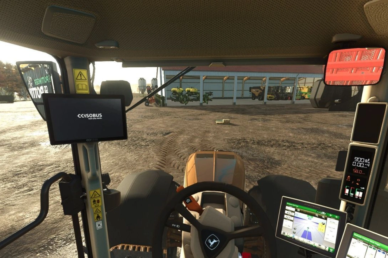 Трактор John Deere 8R CC11200 для Farming Simulator 25