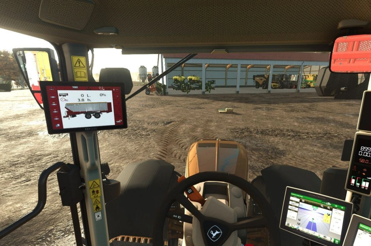 Трактор John Deere 8R CC11200 для Farming Simulator 25