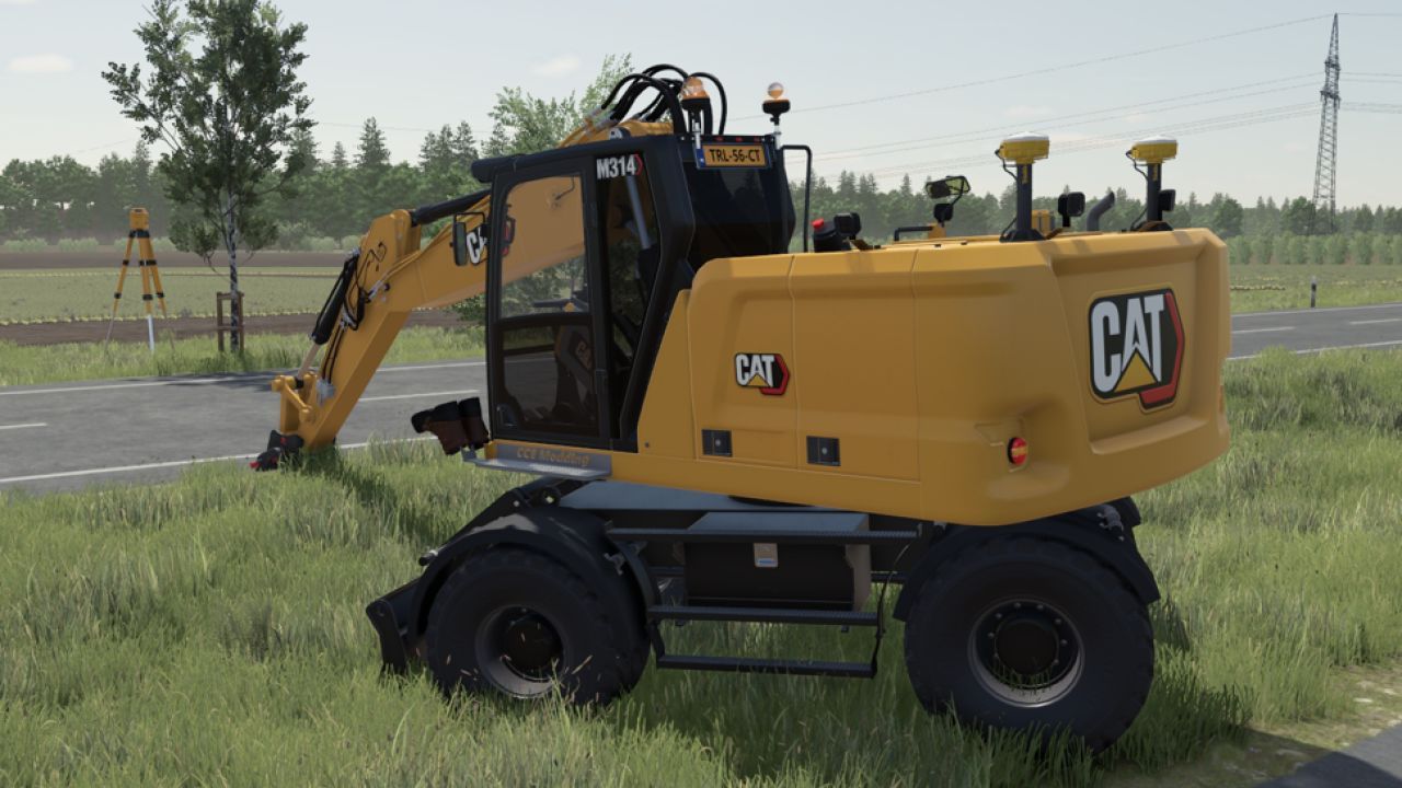Bagger CAT M314 für Farming Simulator 25
