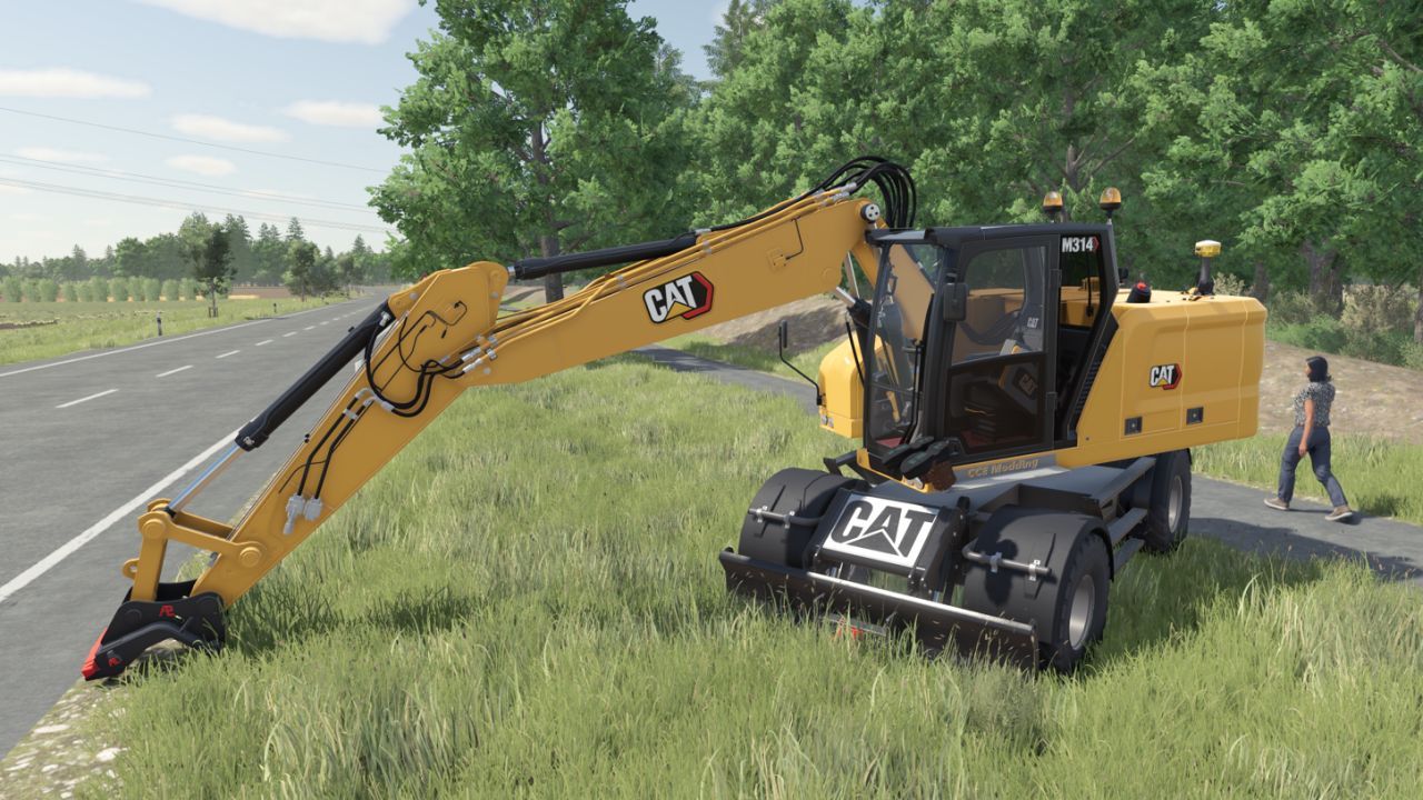 Bagger CAT M314 für Farming Simulator 25