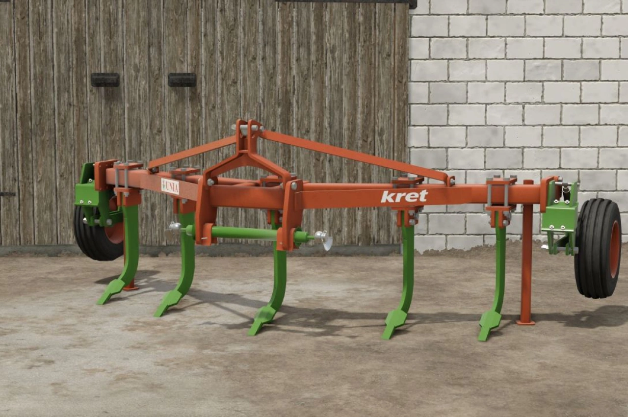 Культиватор Unia Kret для Farming Simulator 25