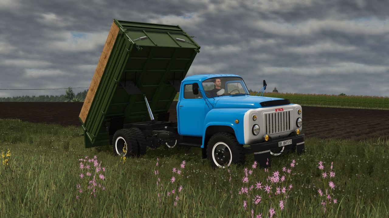 Вантажівка GAZ-53 для Farming Simulator 25