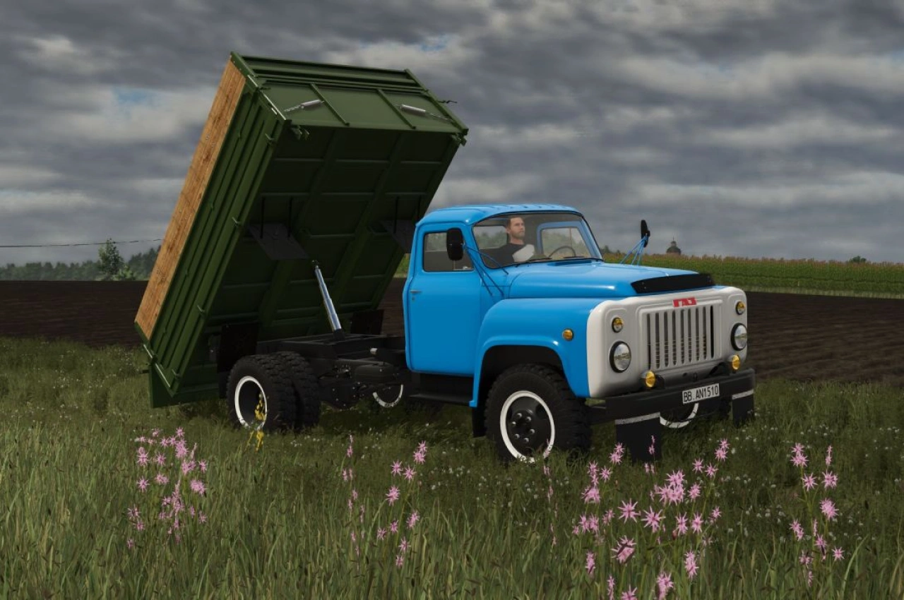Вантажівка GAZ-53 для Farming Simulator 25