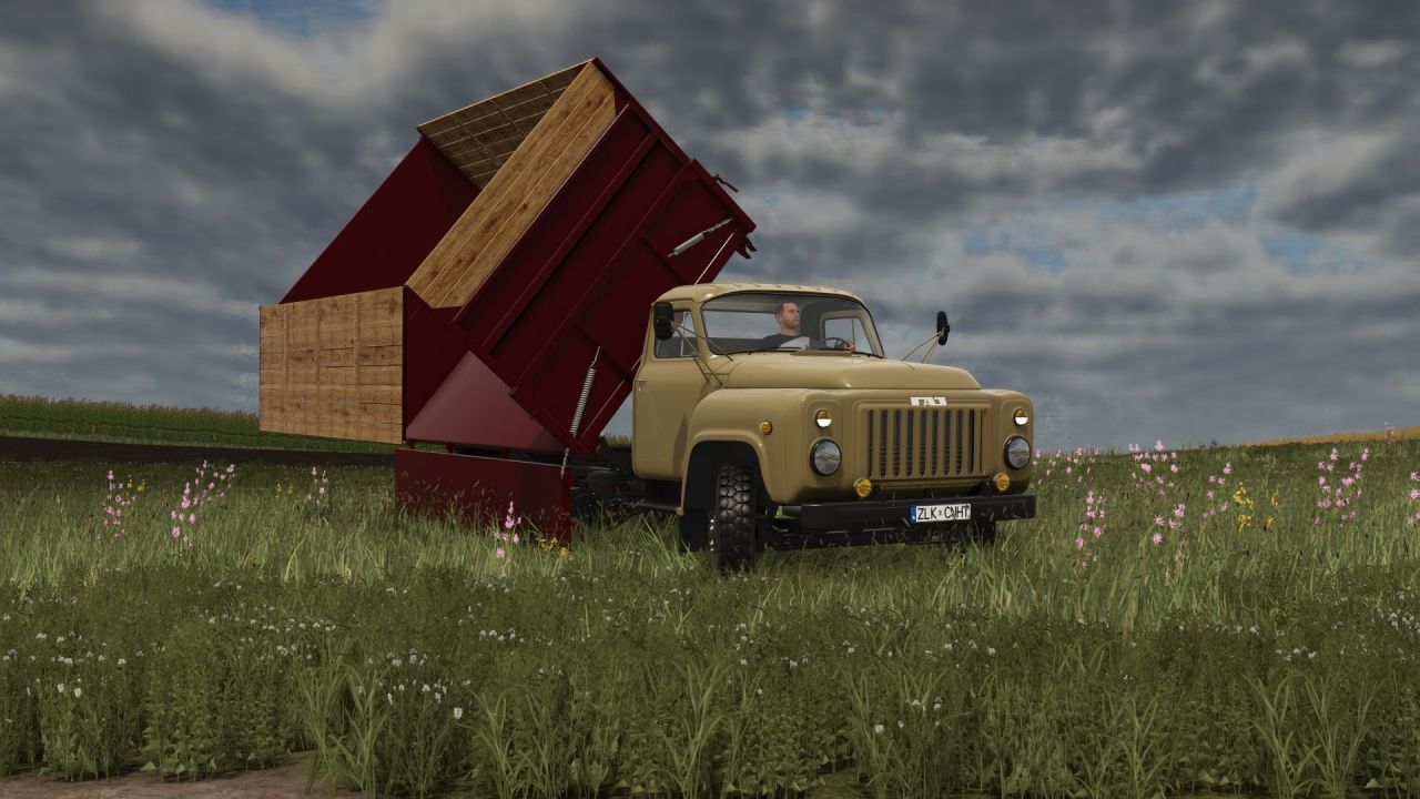 Вантажівка GAZ-53 для Farming Simulator 25