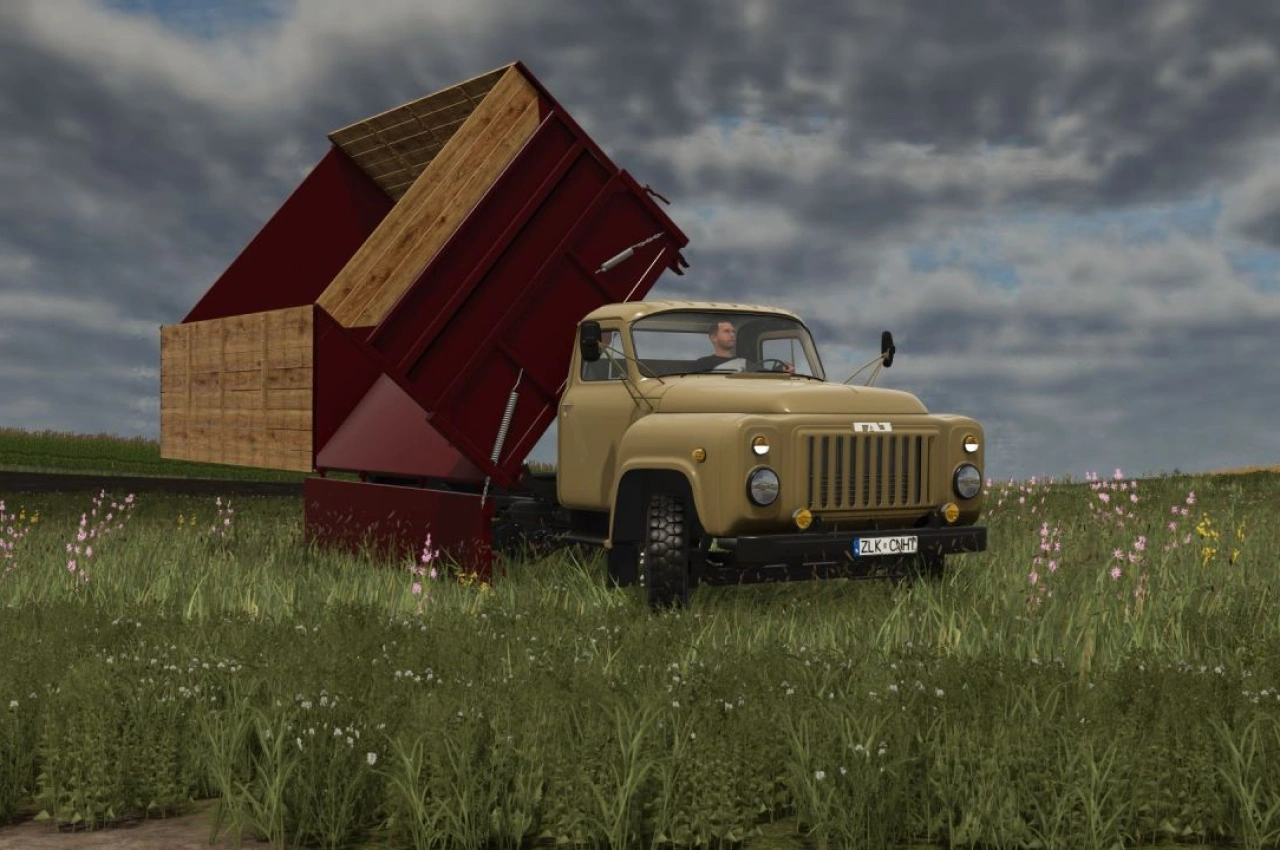 Вантажівка GAZ-53 для Farming Simulator 25