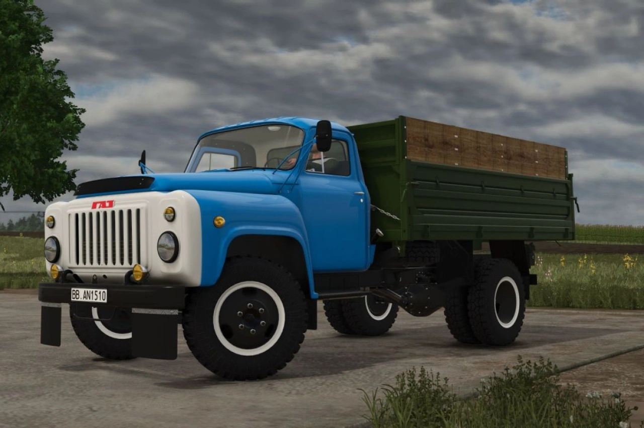 Вантажівка GAZ-53 для Farming Simulator 25