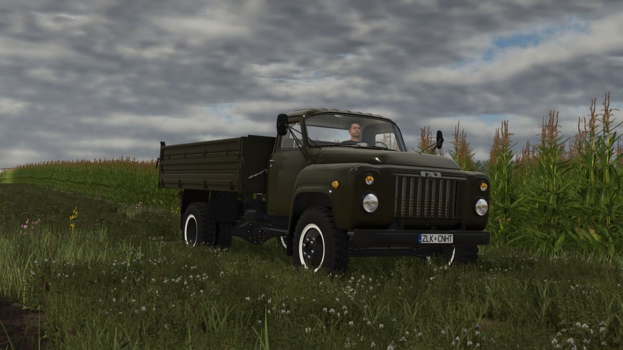 Вантажівка GAZ-53 для Farming Simulator 25