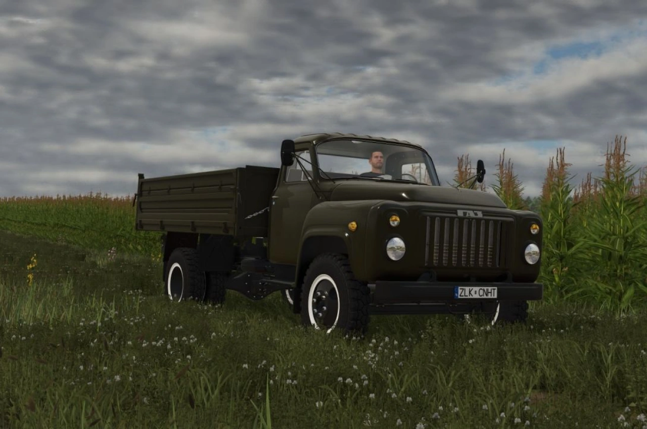 Вантажівка GAZ-53 для Farming Simulator 25