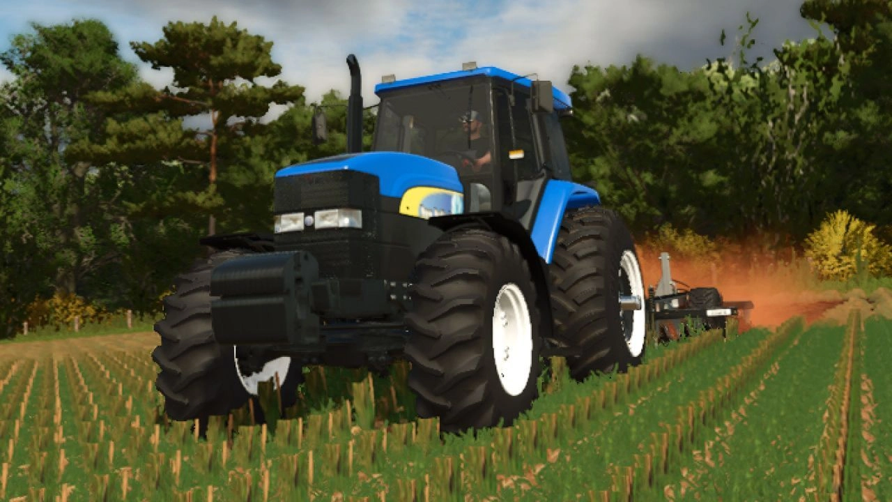 Трактор New Holland TM 7000 Series BR для Farming Simulator 25