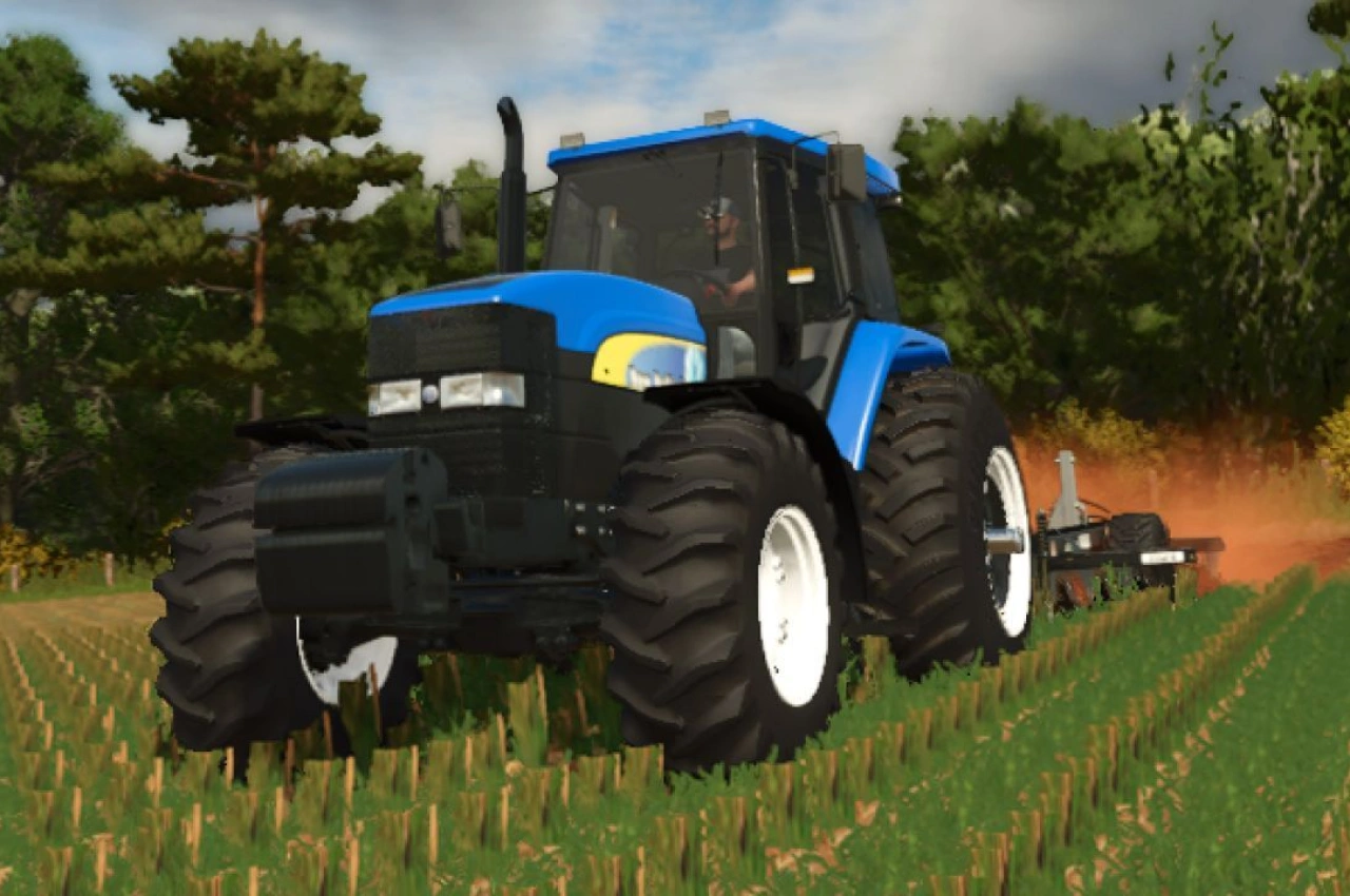 Трактор New Holland TM 7000 Series BR для Farming Simulator 25