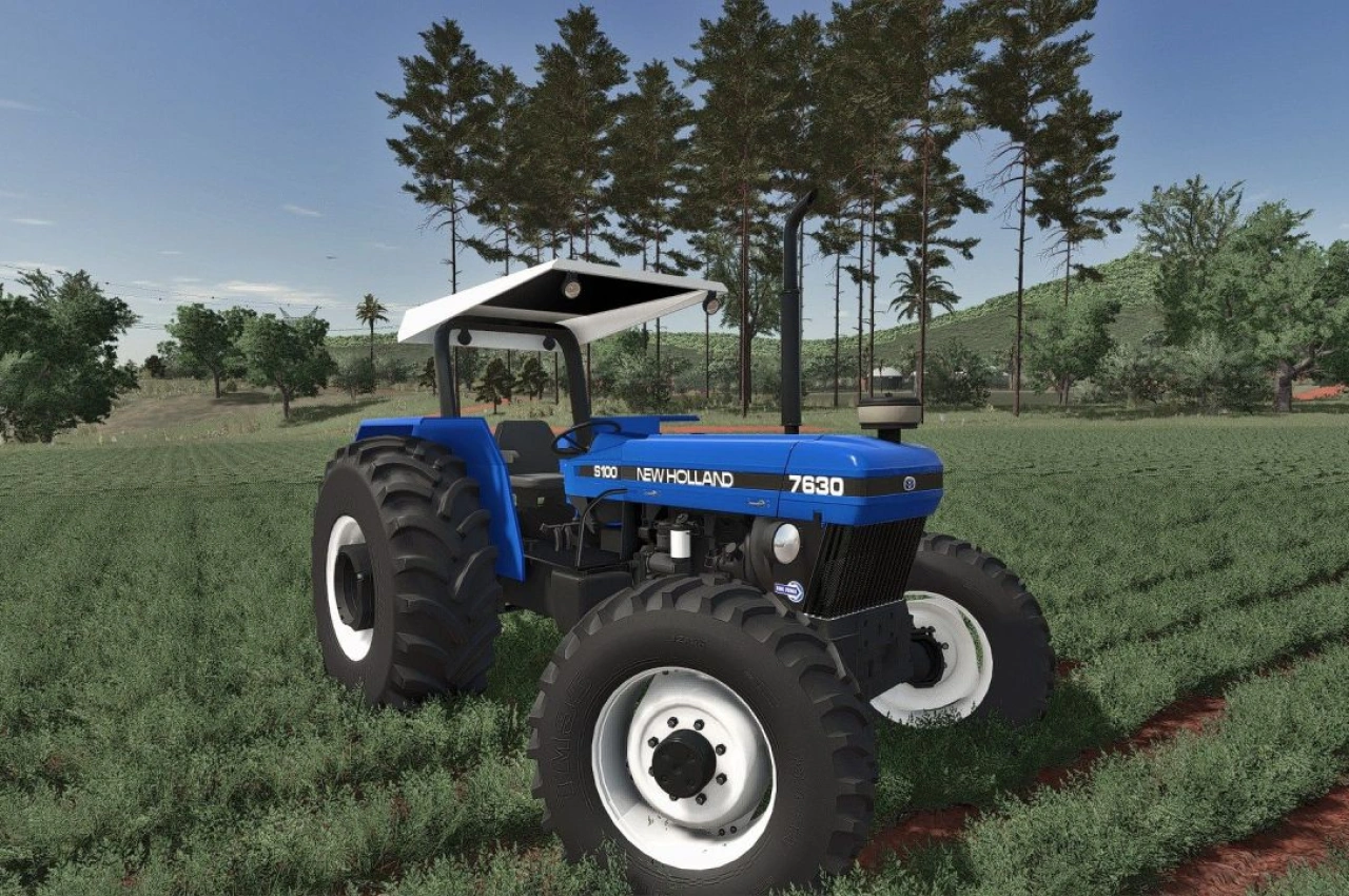 Трактор Ford/New Holland 7630 для Farming Simulator 25