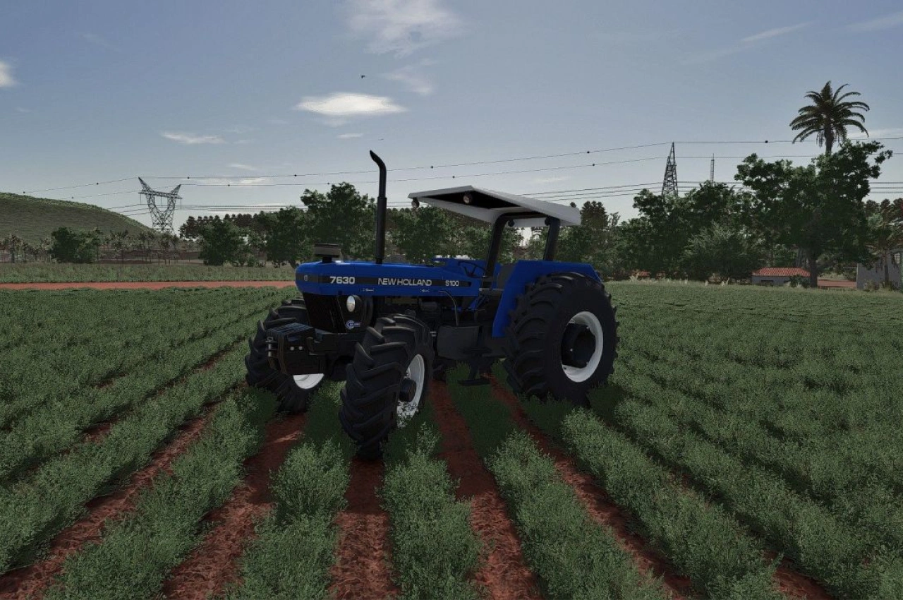Трактор Ford/New Holland 7630 для Farming Simulator 25