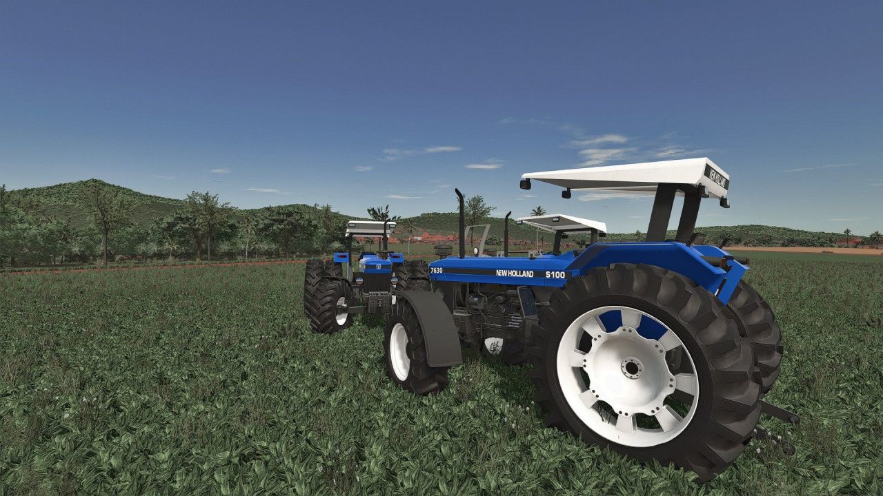 Трактор New Holland 7630 S100 для Farming Simulator 25