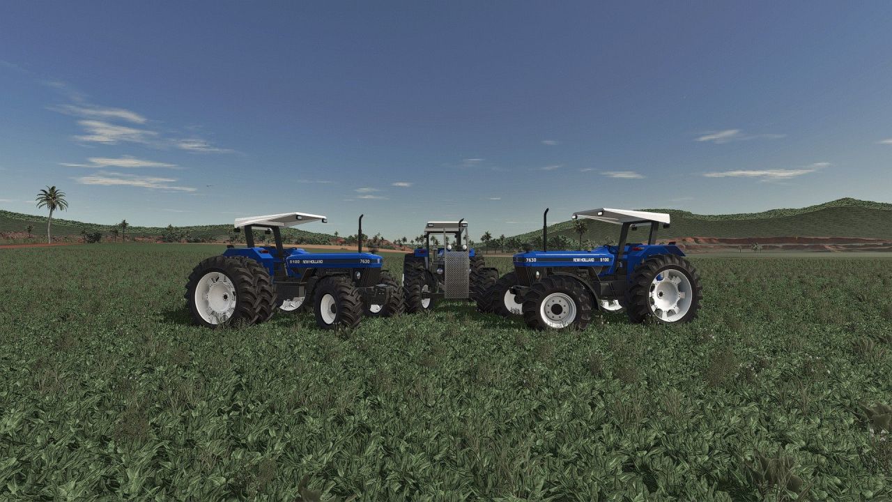 Трактор New Holland 7630 S100 для Farming Simulator 25