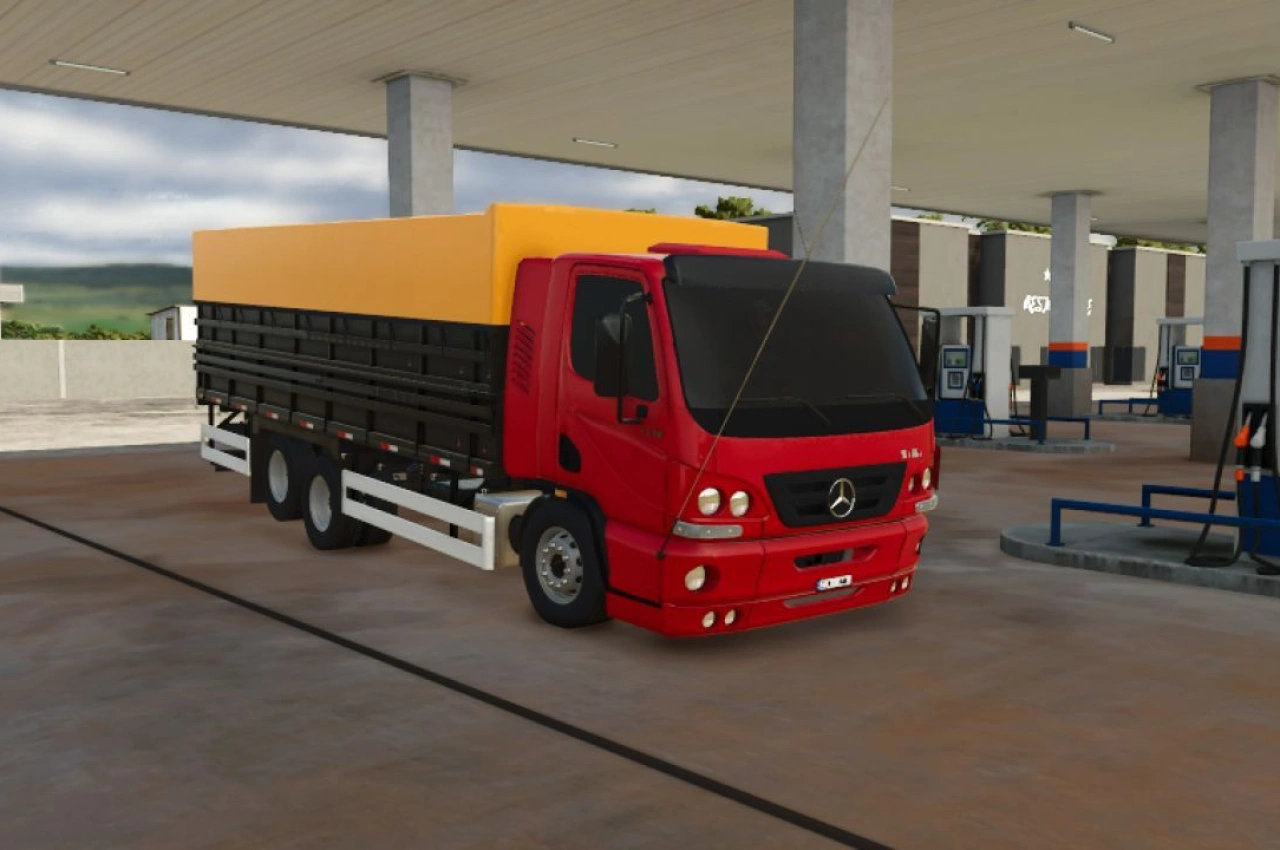 Вантажівка Mercedes Benz Accelo для Farming Simulator 25