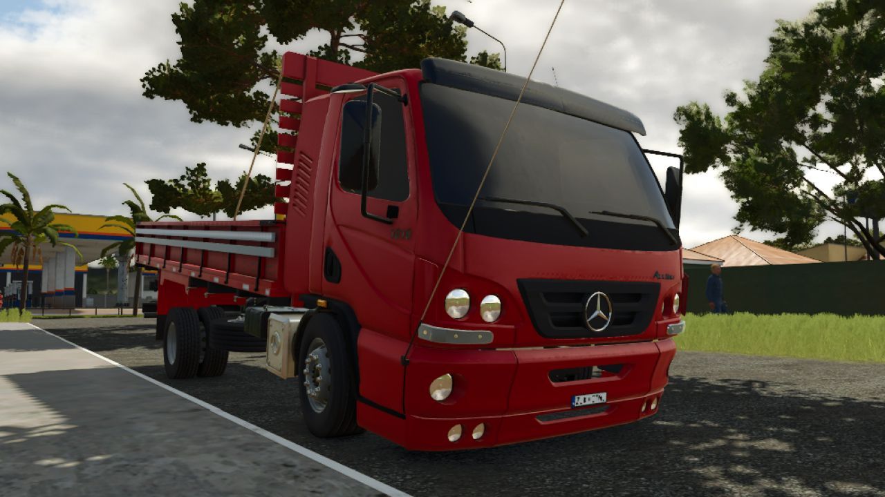 Вантажівка Mercedes Benz Accelo для Farming Simulator 25