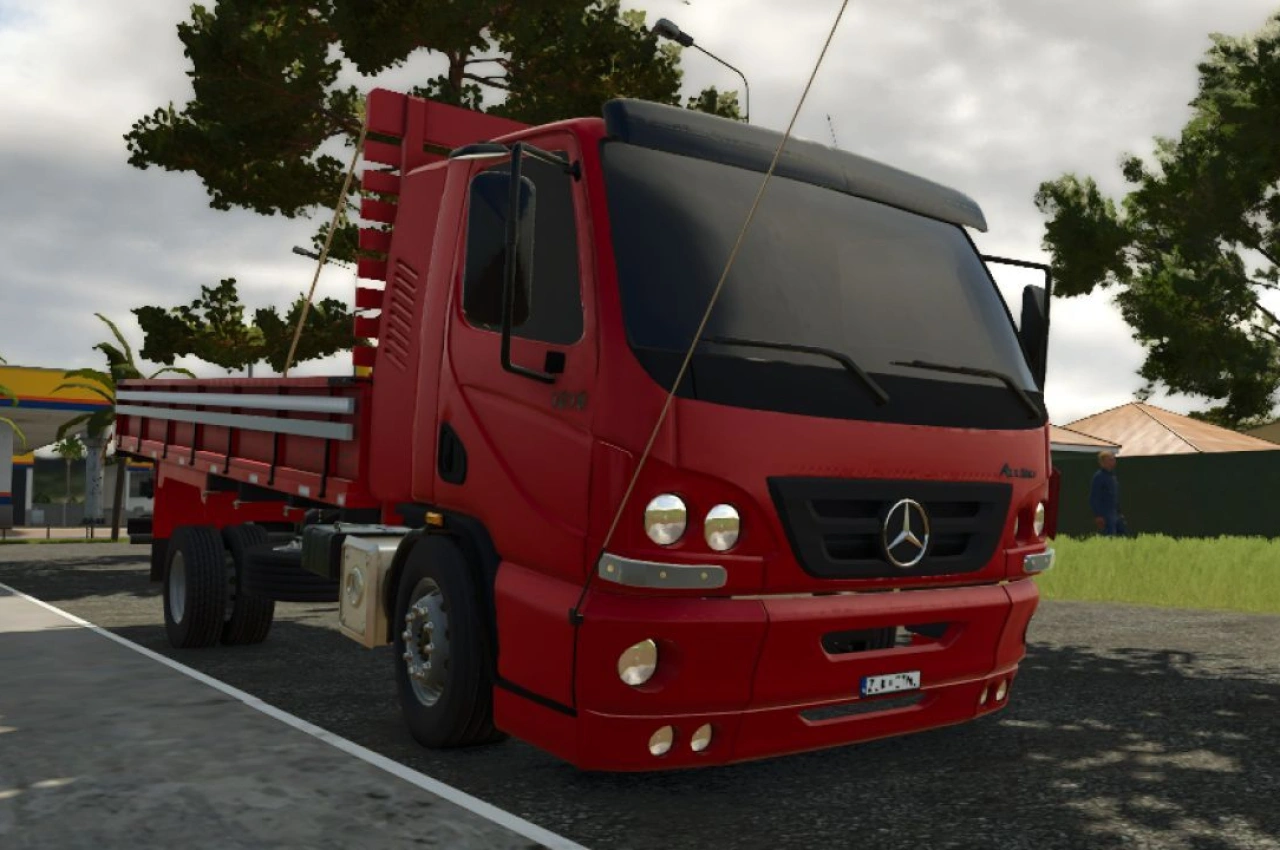 Вантажівка Mercedes Benz Accelo для Farming Simulator 25