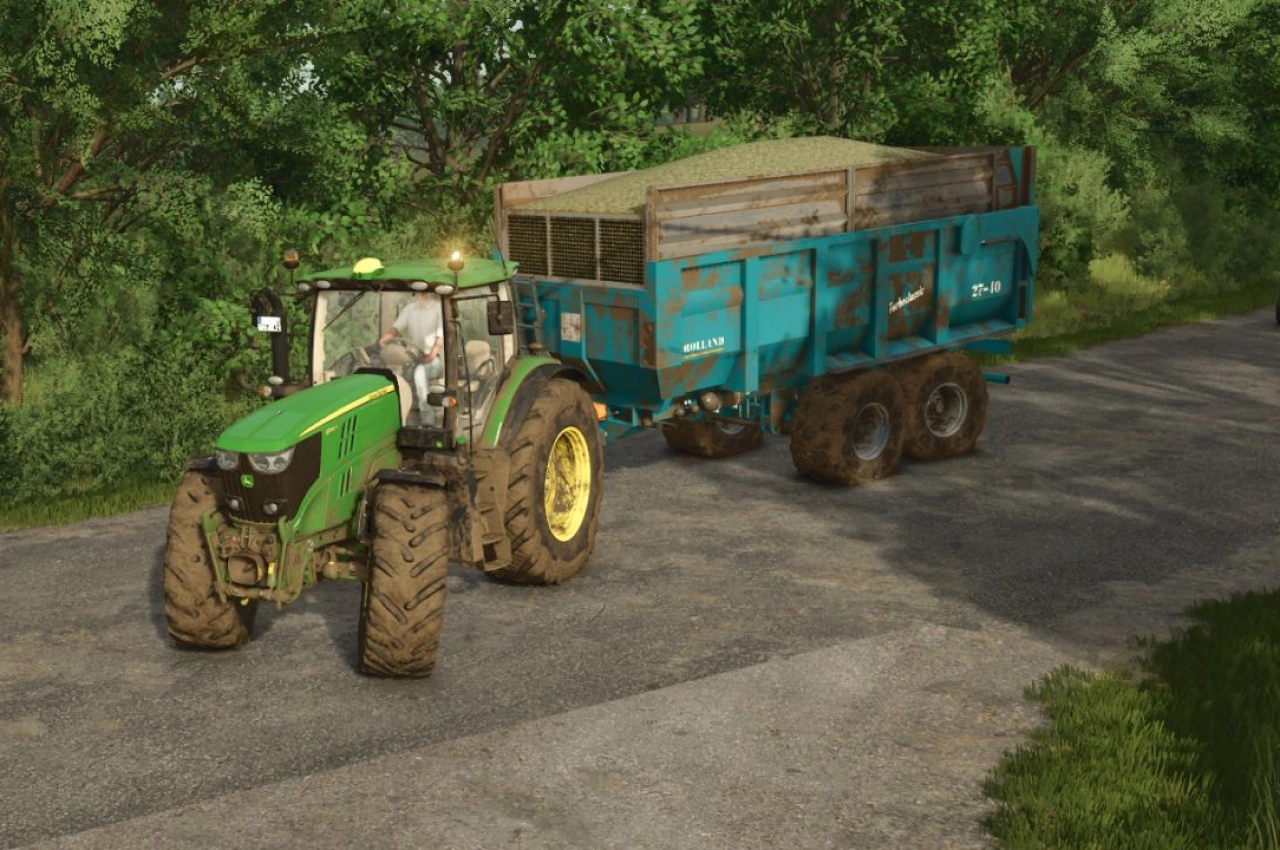 Причіп Rolland Turboclassic 27-40 для Farming Simulator 25