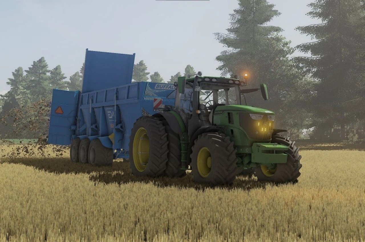Трактор John Deere 6R Large Frame Edit для Farming Simulator 22