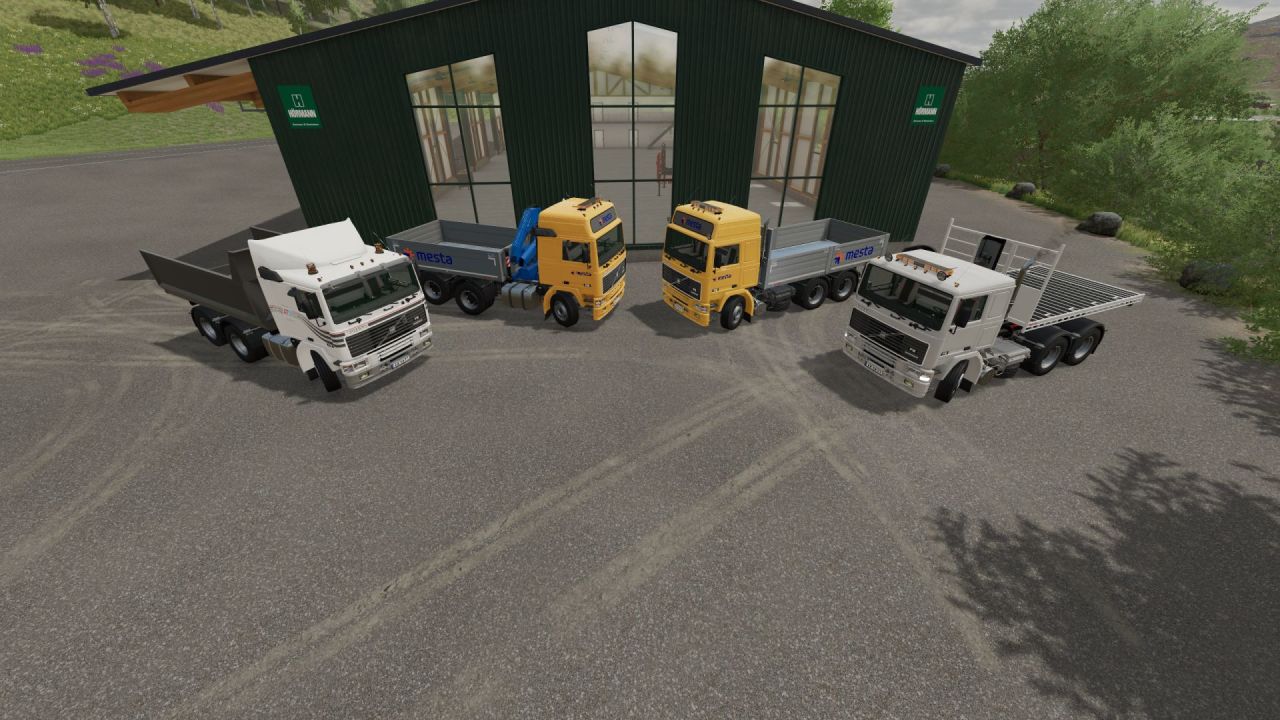 Пакет вантажівок Volvo F Series для Farming Simulator 22