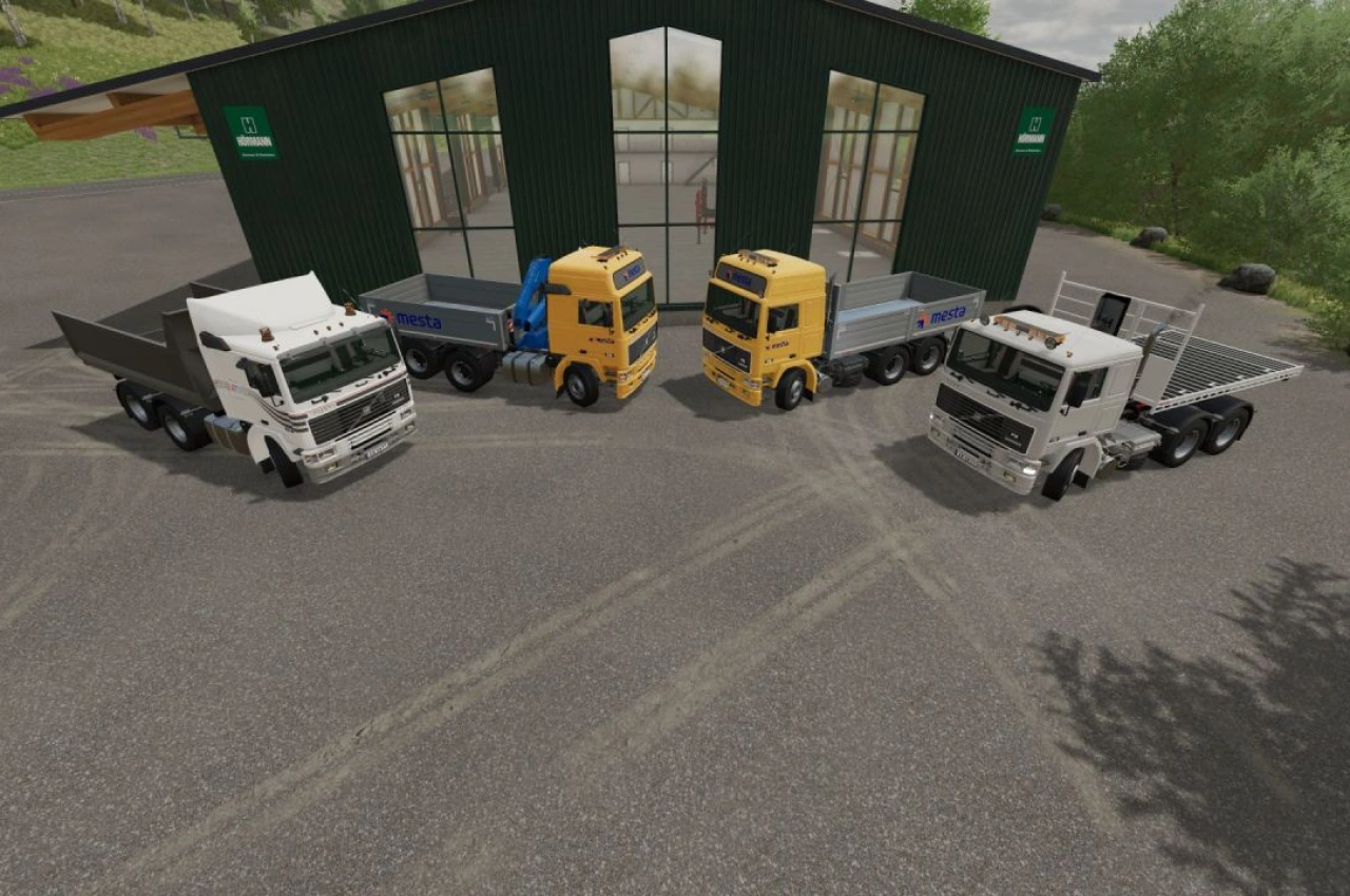 Пакет вантажівок Volvo F Series для Farming Simulator 22