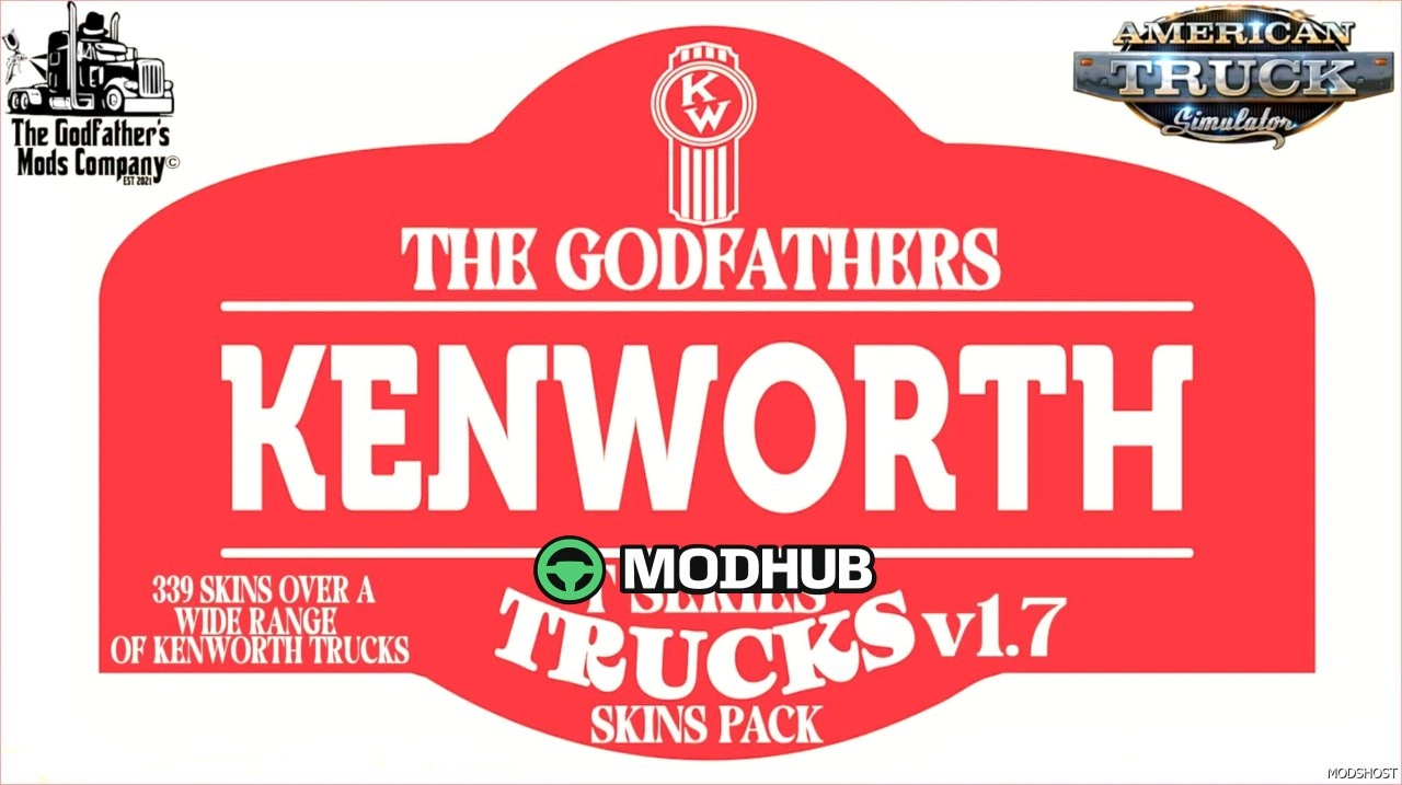 Скіни Kenworth T Series від Godfather для American Truck Simulator