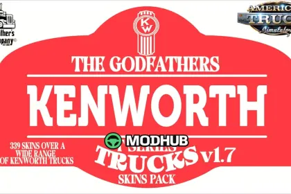 Die Godfather Kenworth T Series Trucks Skins Pack für American Truck Simulator