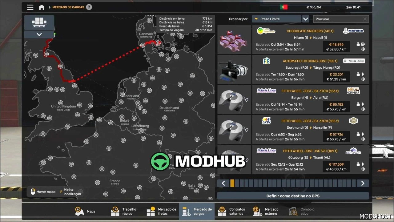 Пакет вантажів 01 04 2026 для Euro Truck Simulator 2