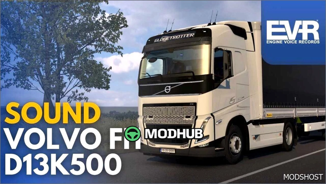 Звуковий мод SFX FH13 D13K 500 Euro6 V2.45.2 для Euro Truck Simulator 2