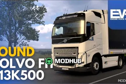 Mod dźwiękowy SFX FH13 D13K 500 Euro6 V2.45.2 do Euro Truck Simulator 2