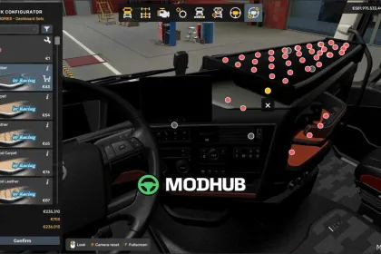 Pakiet stołów do ciężarówek 1.58 do Euro Truck Simulator 2