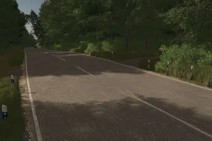 Реалістичні German Road Poles (Prefab) — Дорожні Стовпчики з Сніговими Віхами для FS25 — 4