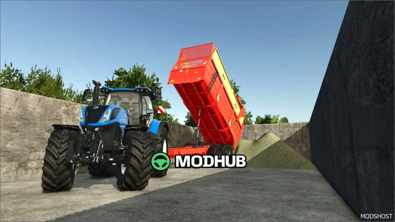 Причіп для силосу Herron H2 18T для Farming Simulator 25