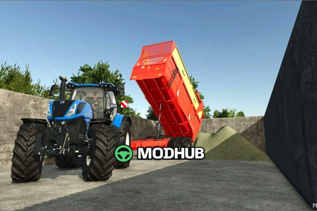 Причіп для силосу Herron H2 18T для Farming Simulator 25