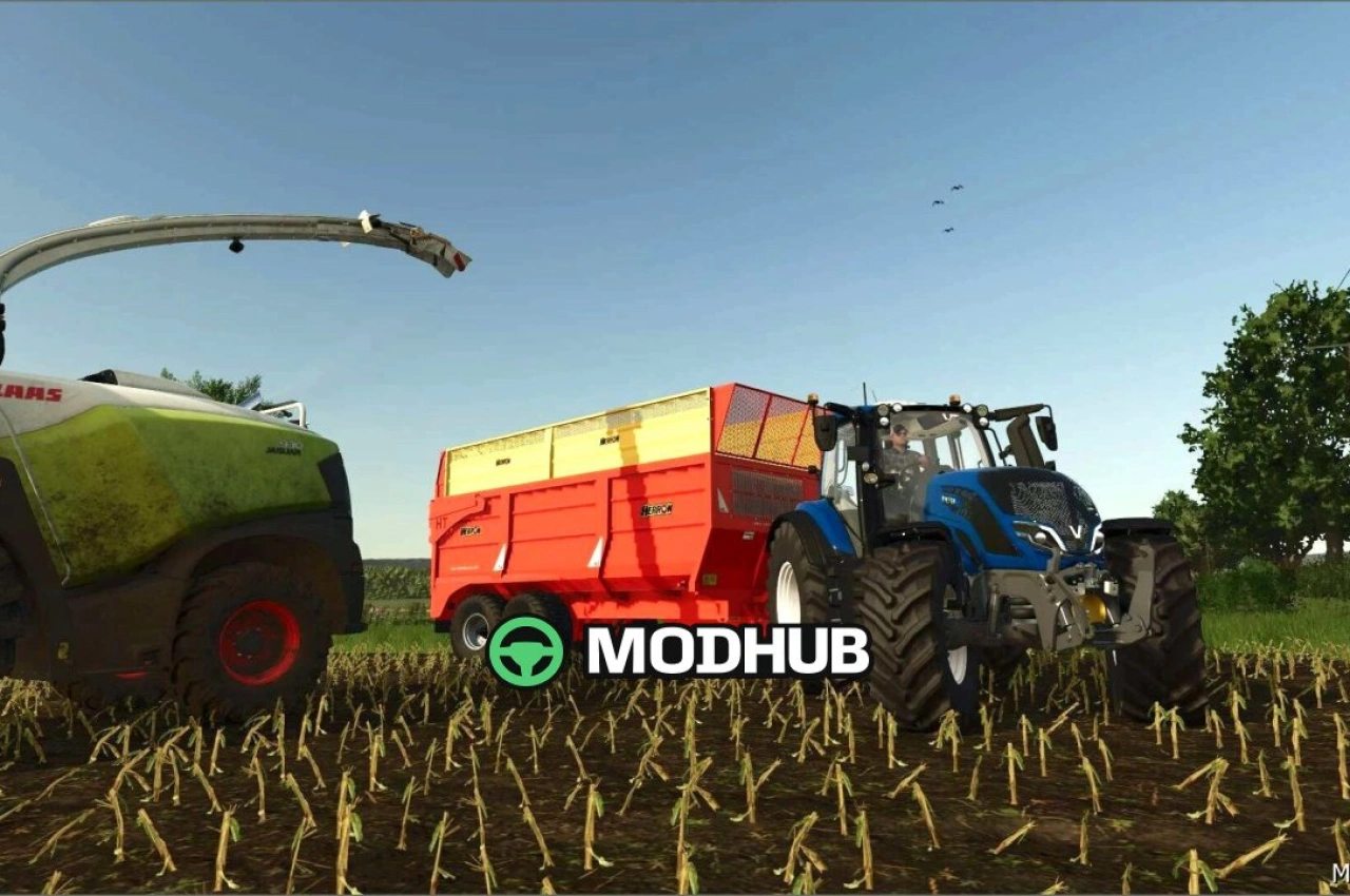 Причіп для силосу Herron H2 18T для Farming Simulator 25