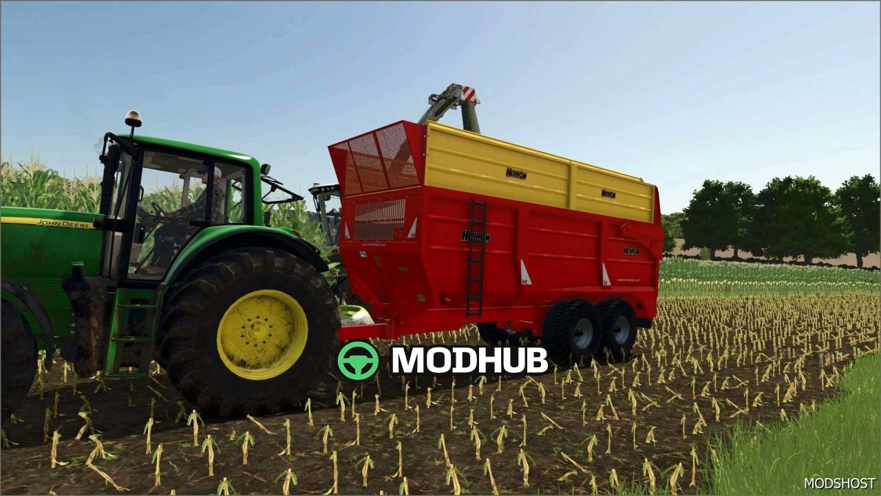 Причіп для силосу Herron H2 18T для Farming Simulator 25