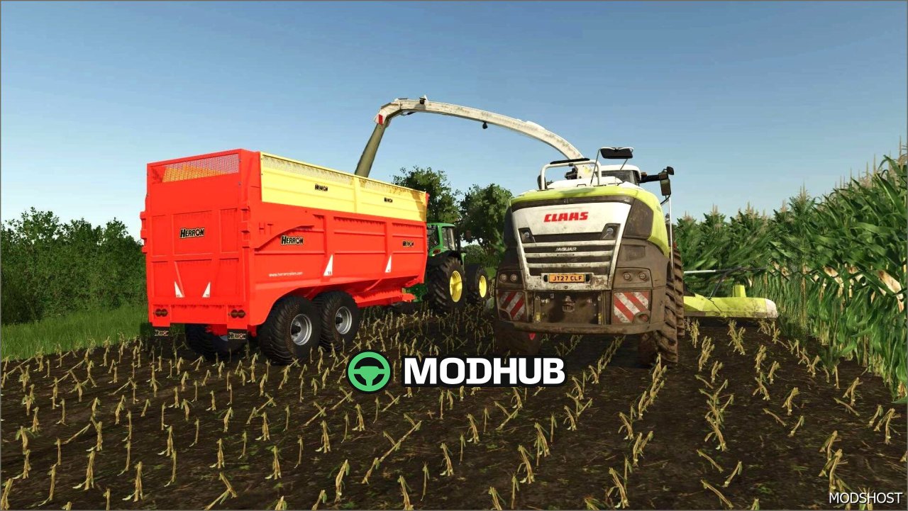 Причіп для силосу Herron H2 18T для Farming Simulator 25