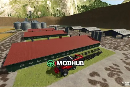 Fields and Animals Karte für Farming Simulator 25