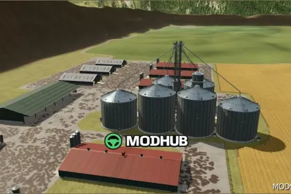 Fields and Animals Karte für Farming Simulator 25 — 2