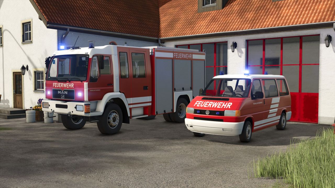 Легендарна Пожежна Машина MAN L2000 Fire Engine для Рольплею у Farming Simulator 25