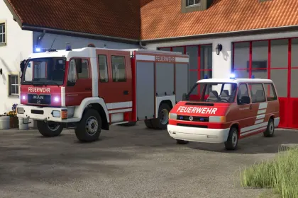 Легендарна Пожежна Машина MAN L2000 Fire Engine для Рольплею у Farming Simulator 25 — 2